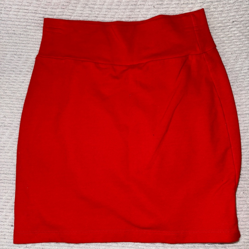 Red mini skirt S